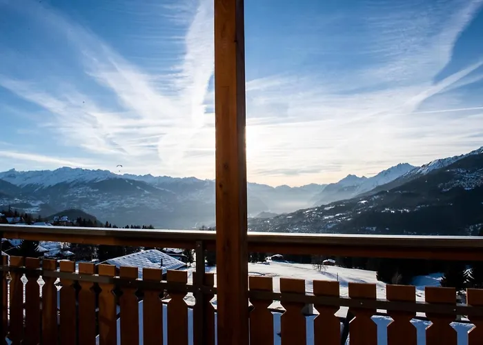 Modernity And Authenticity In Crans-montana, Breathtaking Panorama クラン