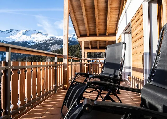 Modernity And Authenticity In Crans-montana, Breathtaking Panorama Appartement